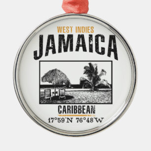 Jamaica Metal Tree Decoration