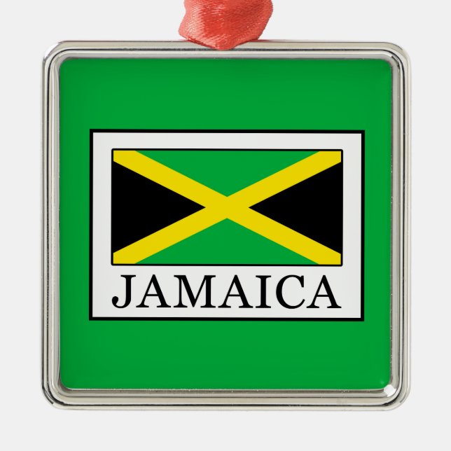 Jamaica Metal Tree Decoration (Front)