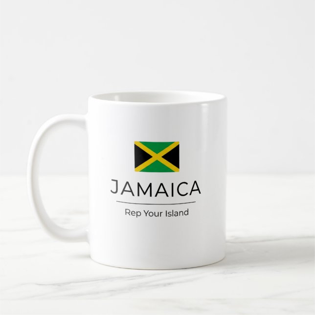 Jamaica Minimalist | Everyday Pride Coffee Mug (Left)