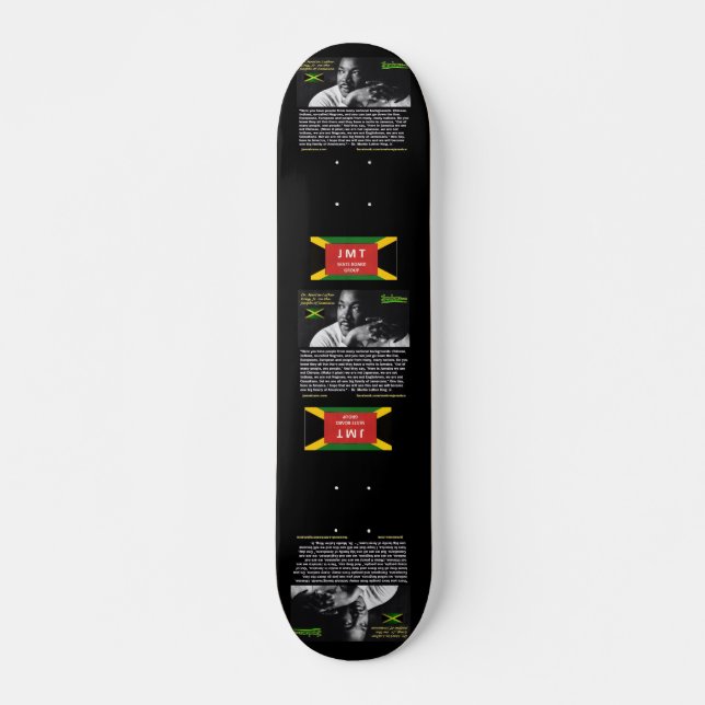 JAMAICA MLK 7 3/4" Skateboard Deck (Front)