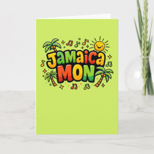 jamaica mon colourful card