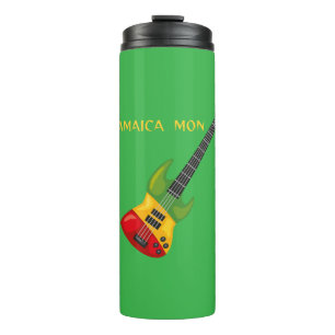 Jamaica mon guitar  thermal tumbler