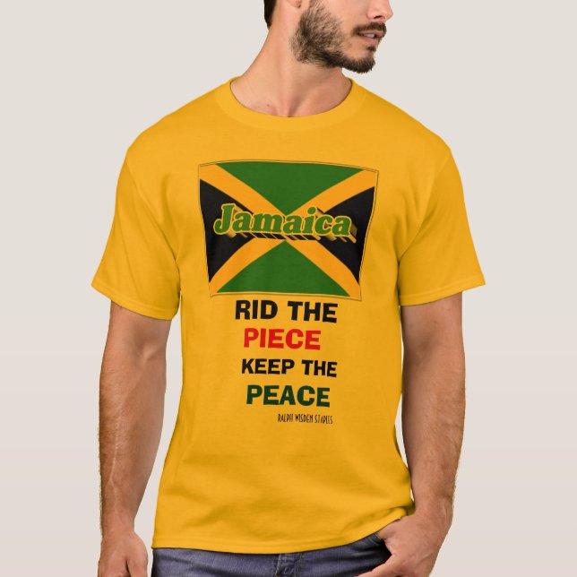Jamaica MOTIVATIONAL PEACE T-Shirt (Front)