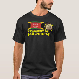 JAMAICA  MOVEMENT OF JAH PEOPLE Basic Dark T-Shirt