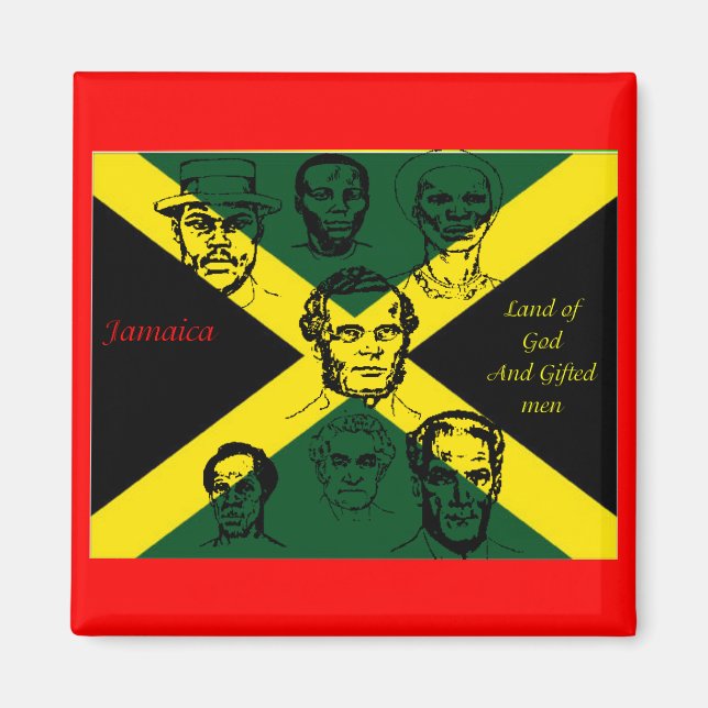 jamaica national hero fridge magnet (Front)