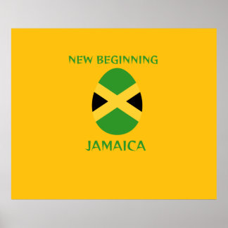 Jamaica new beginning poster