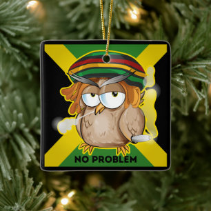 Jamaica No Problem Ceramic Ornament