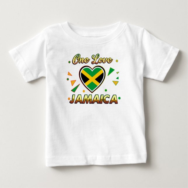 Jamaica One Love Group Vacation Cruise Matching  Baby T-Shirt (Front)
