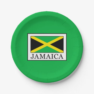 Jamaica Paper Plate