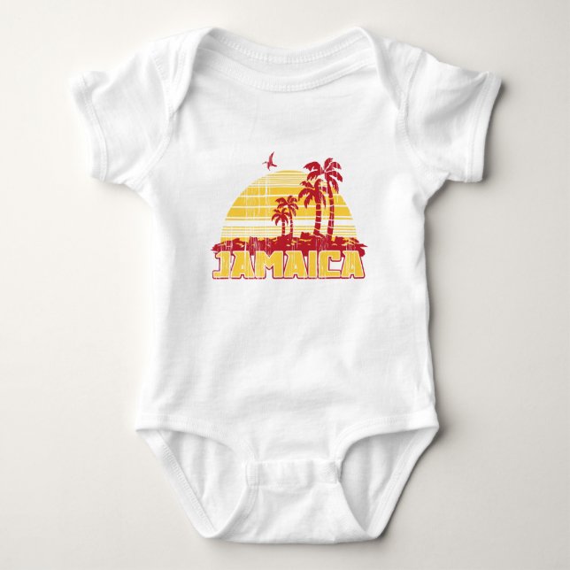 Jamaica Paradise Baby Bodysuit (Front)