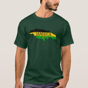 Jamaica Parishes Flag Colors Art T-Shirt
