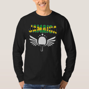 Jamaica Ping Pong Jamaican Table Tennis Suppor T-Shirt