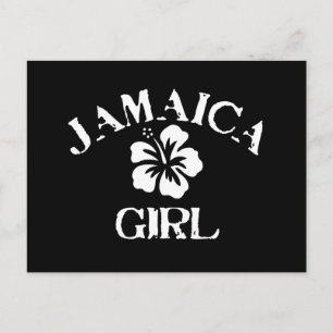 Jamaica Pink Girl Postcard
