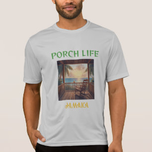Jamaica Porch life morning sunrise T-Shirt