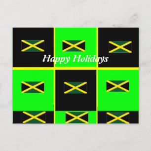 jamaica postcards-happy holidays holiday postcard