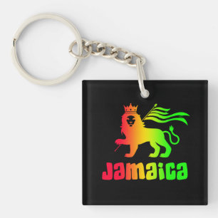 Jamaica Rasta Lion Key Ring
