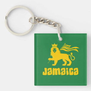 Jamaica Rasta Lion Key Ring