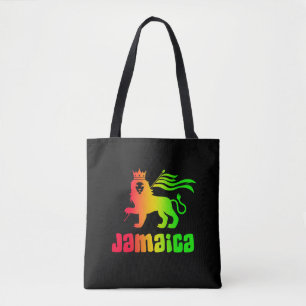 Jamaica Rasta Lion Tote Bag