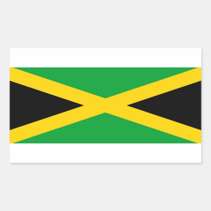 Jamaica Rectangular Sticker