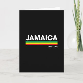 Jamaica Retro Reggae Color Rs Jamaican Vacation So Card