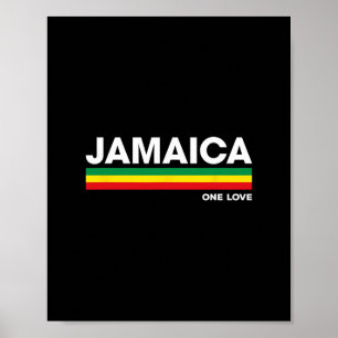 Jamaica Retro Reggae Color Rs Jamaican Vacation So Poster