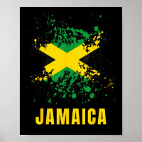 Jamaica Retro Vintage Watercolors Sport Jamaican 