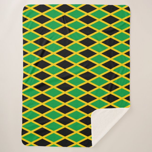 Jamaica Sherpa Blanket (Front)