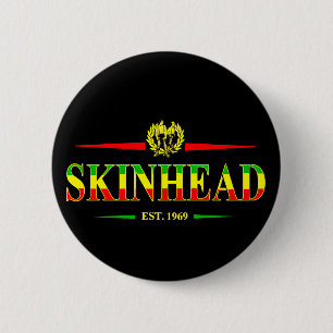 Jamaica Skinhead 1969 6 Cm Round Badge