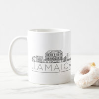 Jamaica Skyline Stylised Skyline Coffee Mug