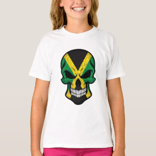 Jamaica Smiling Skull Flag T-Shirt
