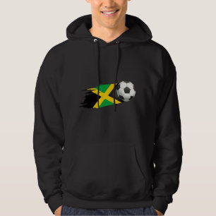 Jamaica Soccer Ball Jamaica Flag Jersey - Jamaican Hoodie