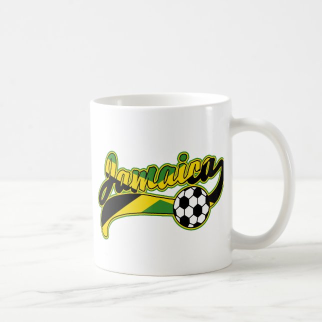 Jamaica Soccer Coffee Mug (Right)