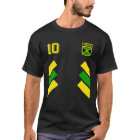 Jamaica Soccer Jamaican Football Stripes 10 Jersey