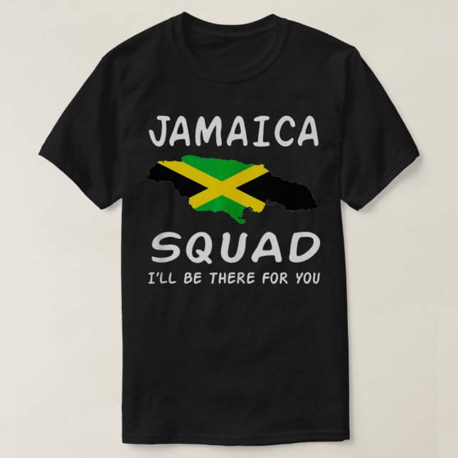 Jamaica SquadJamaican Flag, Jamaican  T-Shirt (Design Front)