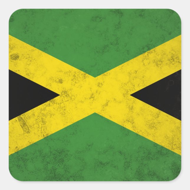 Jamaica Square Sticker (Front)