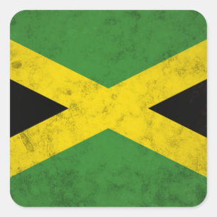 Jamaica Square Sticker