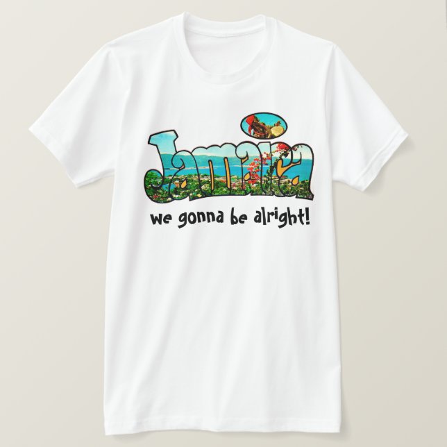 Jamaica Strong T Shirt (Design Front)
