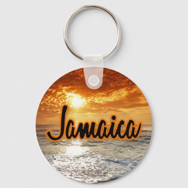 Jamaica sunset key ring (Front)