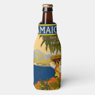 Jamaica, the gem of the tropics bottle cooler