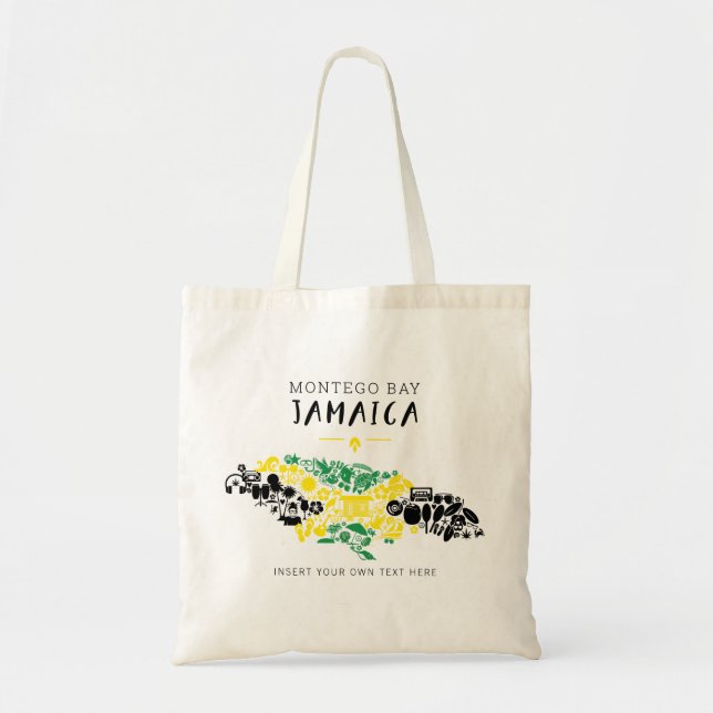Jamaica Tote (Personalised | Add your own text) (Front)
