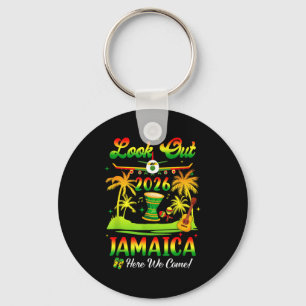 Jamaica Vacation 2026 Here We Come Matching Birthd Key Ring