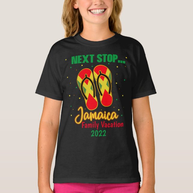 Jamaica Vacation Next Stop Jamaica Group Matching  T-Shirt (Front)