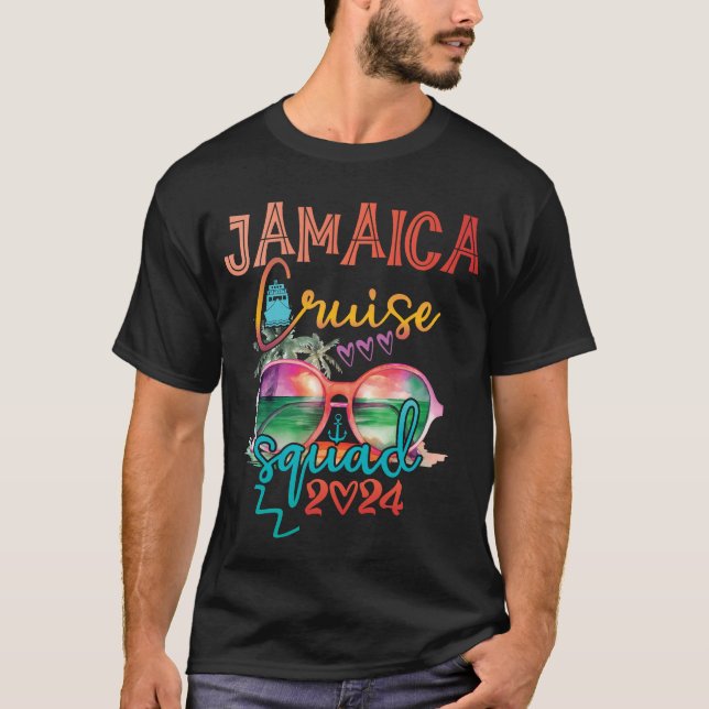 Jamaica Vacation Squad 2024 Matching Group Family  T-Shirt (Front)