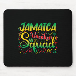 Jamaica Vacation Squad 2025 Outfit Matching Family Mouse Pad