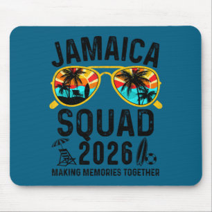 Jamaica vacation squad 2026 matching family trip  mouse pad