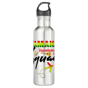 Jamaica Vacation Squad Group Matching Reggae 710 Ml Water Bottle