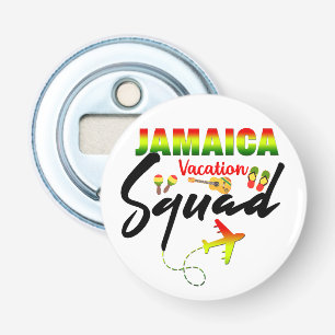 Jamaica Vacation Squad Group Matching Reggae Bottle Opener