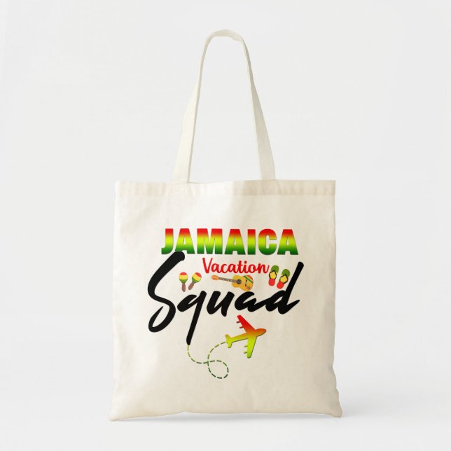 Jamaica Vacation Squad Group Matching Reggae  Tote Bag (Front)