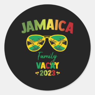 Jamaica Vacation Trip 2023 Classic Round Sticker