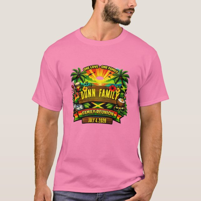 Jamaica vibe matching tee shirts (Front)